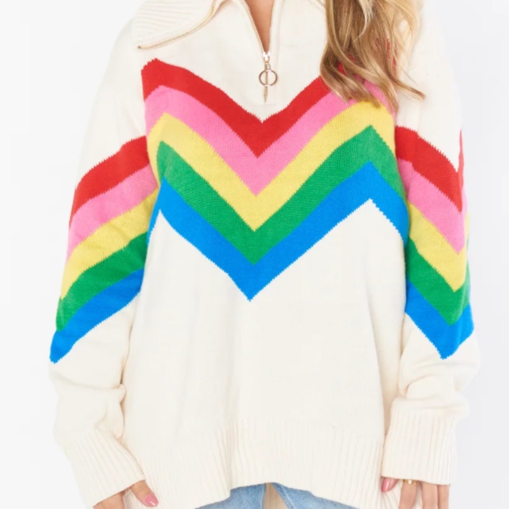 Show Me Your Mumu Weston Half Zip Pullover